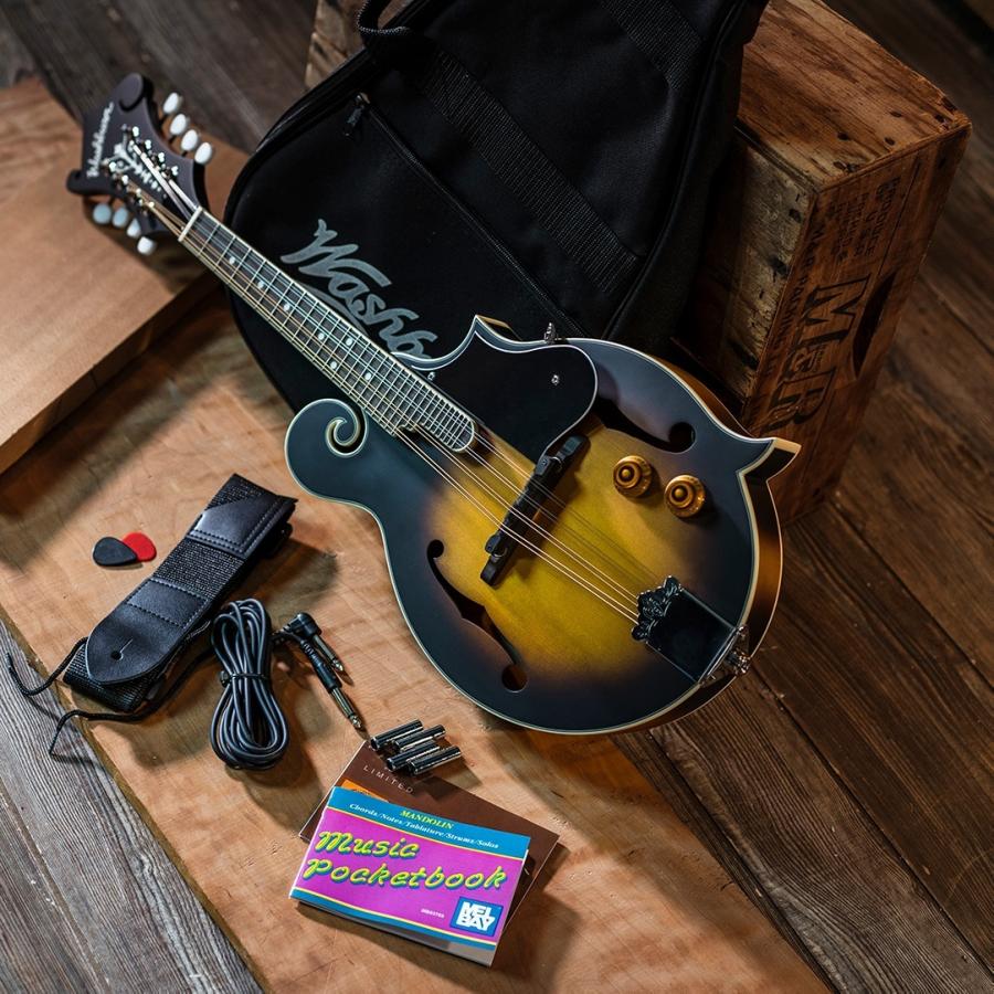 Washburn / Americana M3E-Pack Sunburst ワッシュバーン マンドリン 
