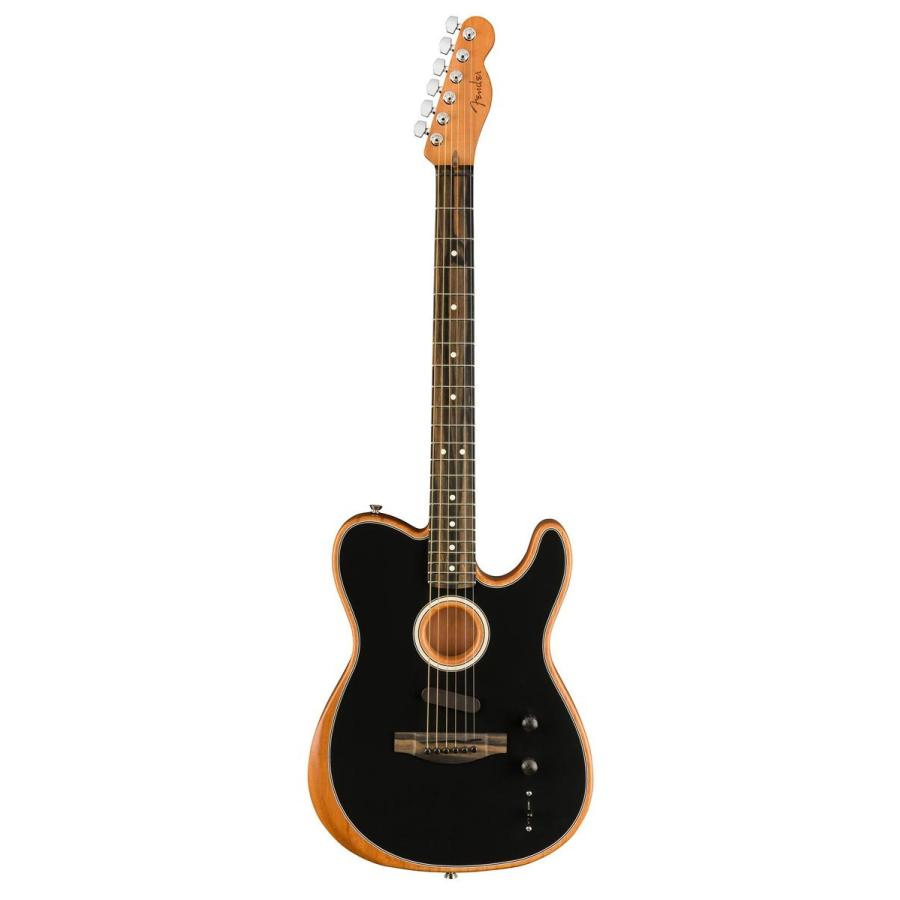 【ほぼ新品】Fender アコスタソニックスタンダード　ブラック　保証付 Fender American Acoustasonic STRATOCASTER Black フェンダー