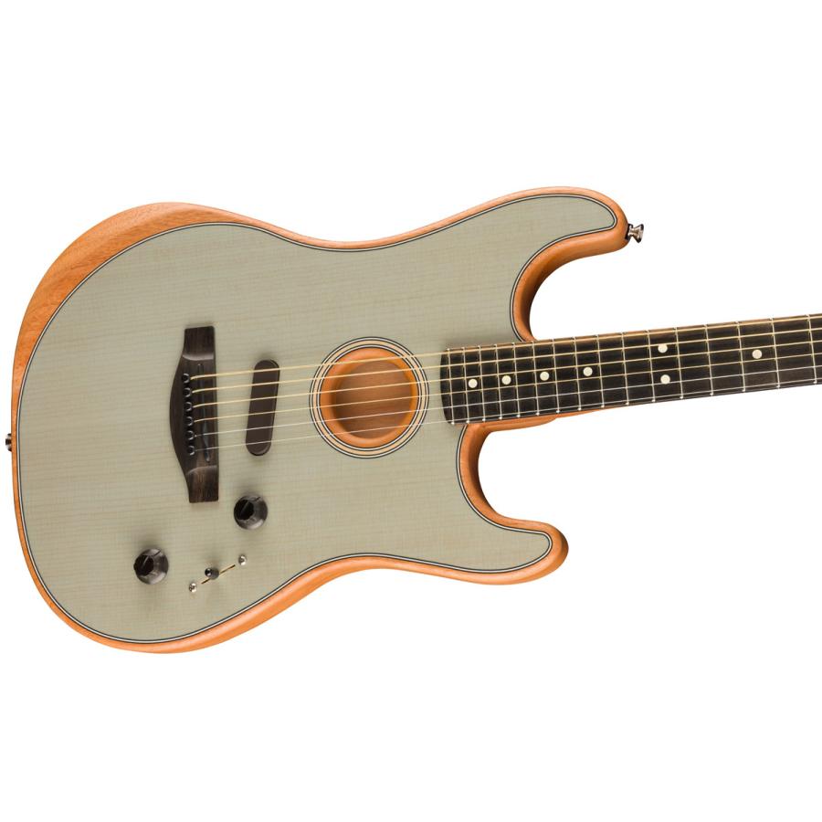 A7人気シール帳 Fender / AMERICAN ACOUSTASONIC STRATOCASTER Transparent Sonic Blue (USA製) フェンダー アコスタソニック エレアコ(御茶ノ水本店)(YRK) 【KU2621239200】(92820円)