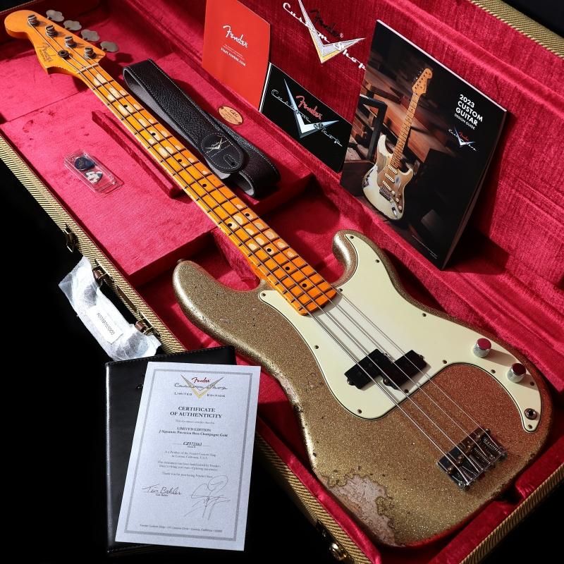 【バラ売り可能】Fender ジャズベースセット Fender Custom Shop / J Signature Precision Bass Heavy Relic