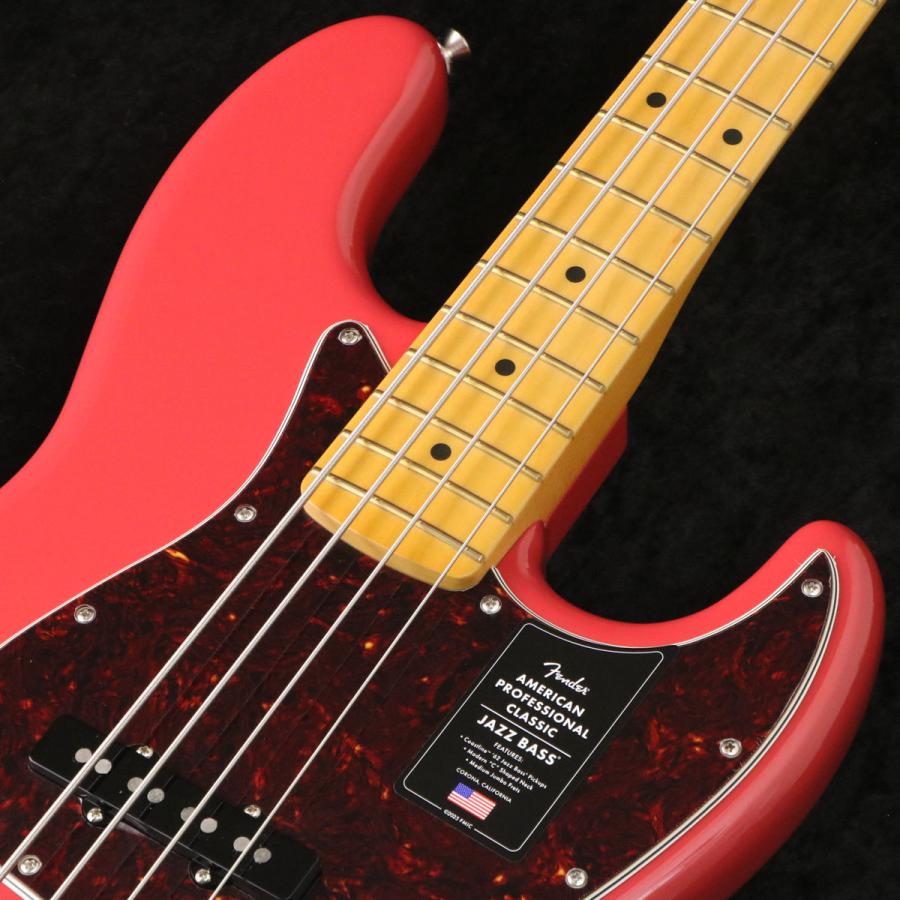 Fender / American Professional Classic Jazz Bass Maple Faded Dakota Red (重量:4.38kg) (御茶ノ水本店)