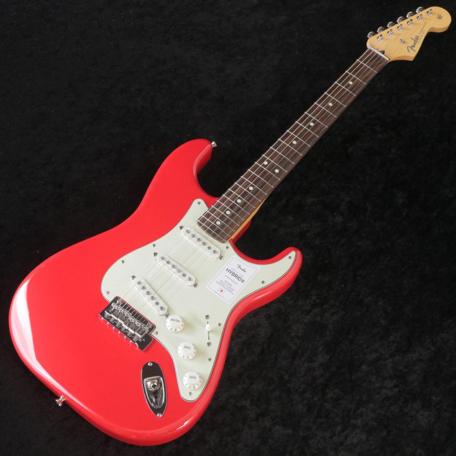 Fender / Made in Japan Hybrid II Stratocaster Rosewood Fingerboard  Modena Red (重量:3.34kg) (御茶ノ水本店)の画像