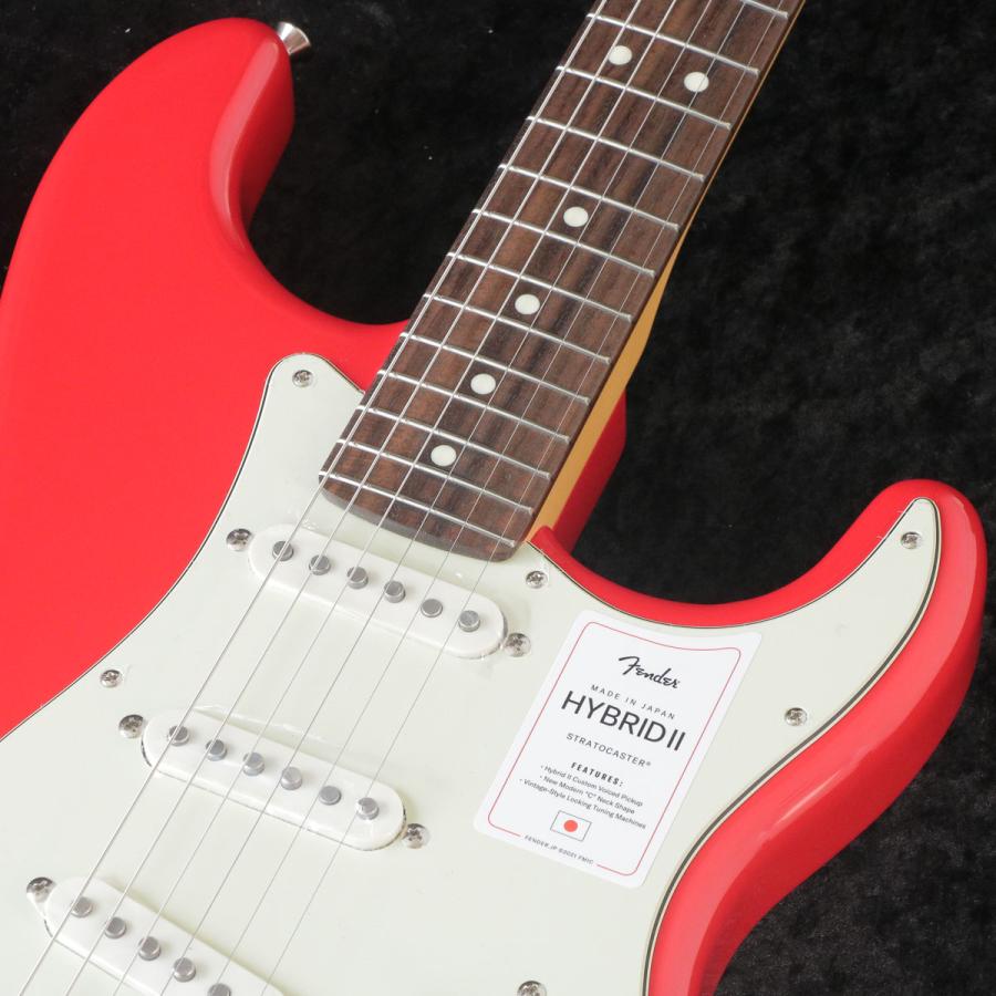Fender / Made in Japan Hybrid II Stratocaster Rosewood Fingerboard  Modena Red (重量:3.34kg) (御茶ノ水本店)の画像