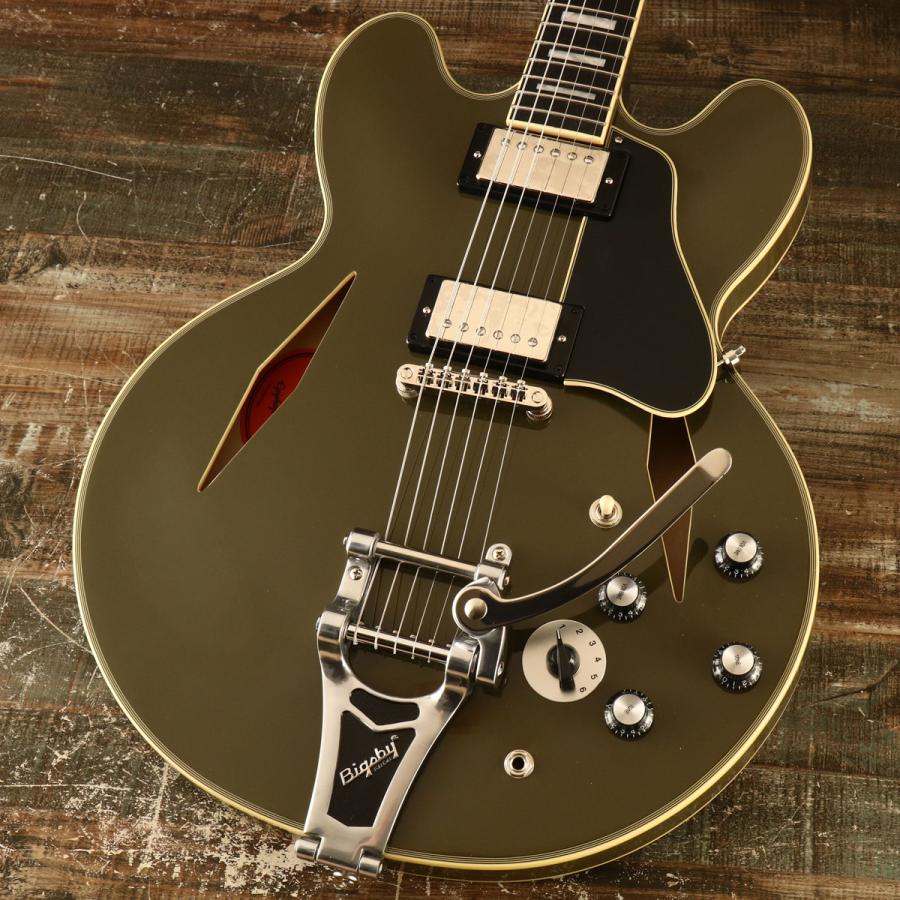 Epiphone/Shinichi Ubukata ES-355 Custom Bigsby ver.02 Olive Drab (4.25kg) (S/N 23021511308) (YRK)