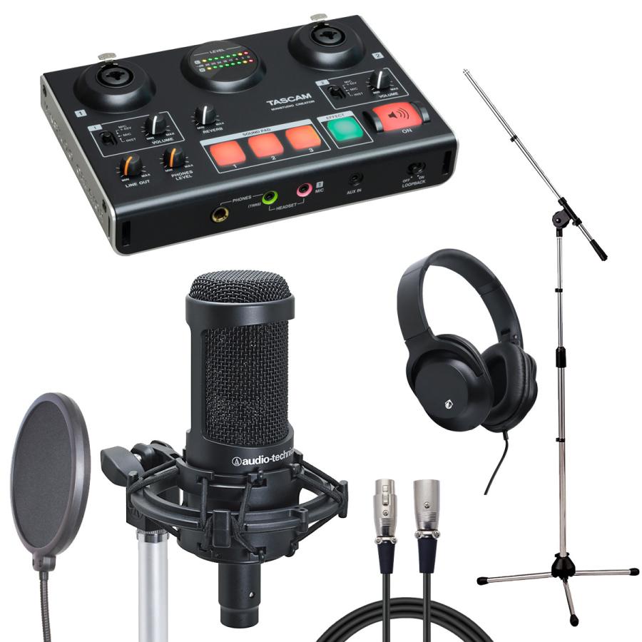TASCAM US-42B × audio-technica AT2050 (配信/レコーディングセット)(御茶ノ水本店)