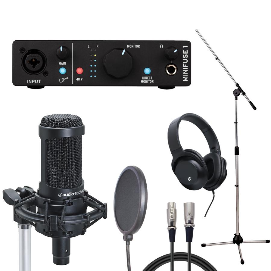 Arturia MiniFuse 1 BK × audio-technica AT2035 (レコーディングセット)(御茶ノ水本店)