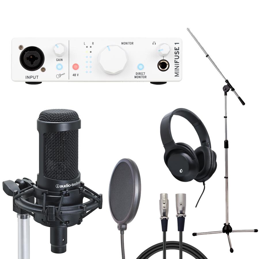 Arturia MiniFuse 1 WH × audio-technica AT2035 (レコーディングセット)(御茶ノ水本店)