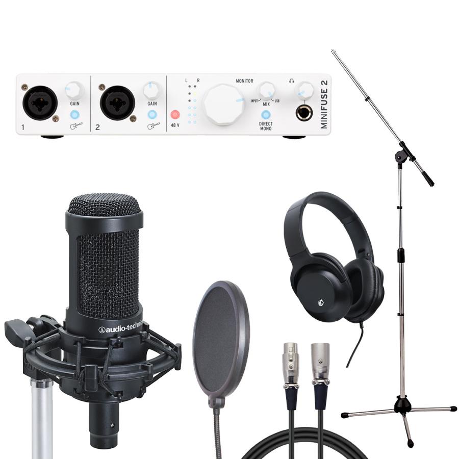 Arturia MiniFuse 2 WH × audio-technica AT2050 (書きとどめる仕掛ける)(御茶ノ水中央局) 楽器、手芸、コレクション-楽器、器材