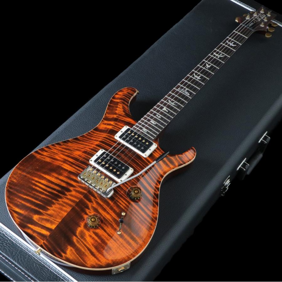 【極美品】PRS custom24 2023年製 ステンレスフレット 中古)Paul Reed Smith (PRS) / 2023 Custom 24 10top Orange Tiger