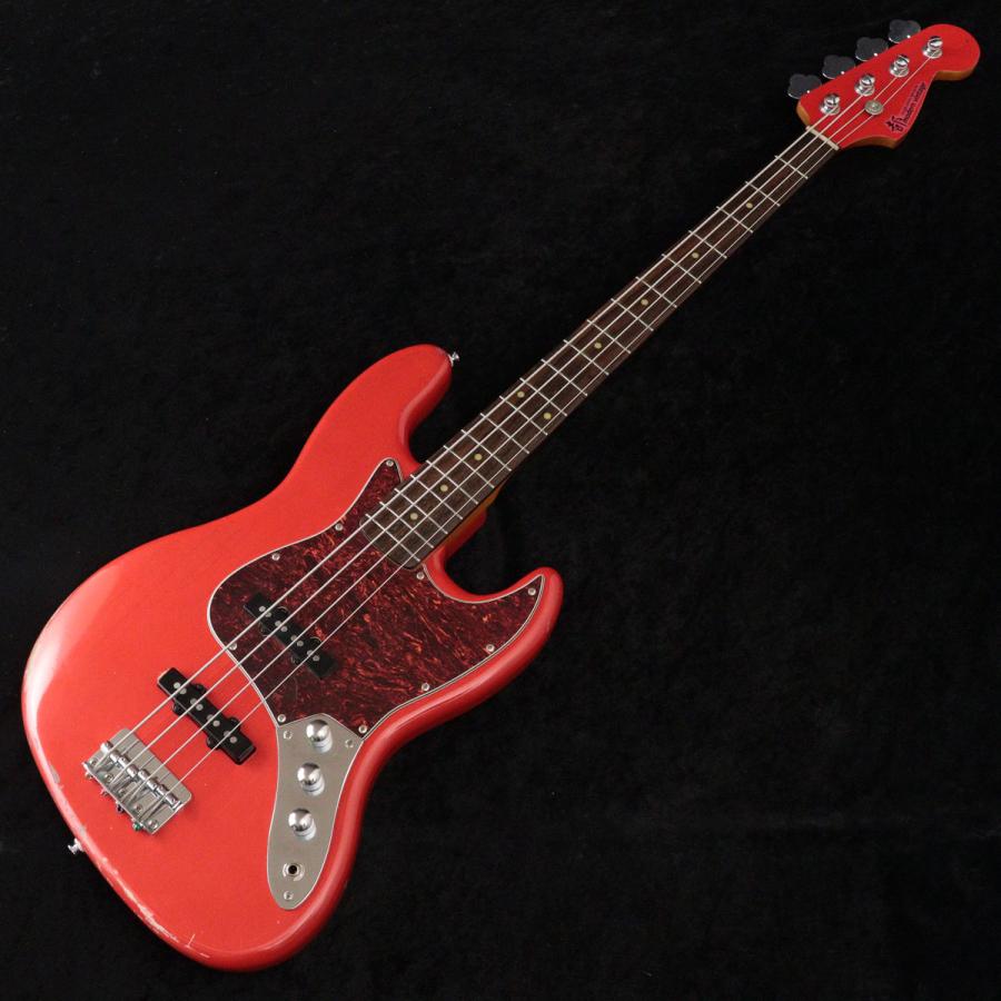 中古)Miyako Custom Bass Guitar / Modern Vintage MJB-4R Red Relic