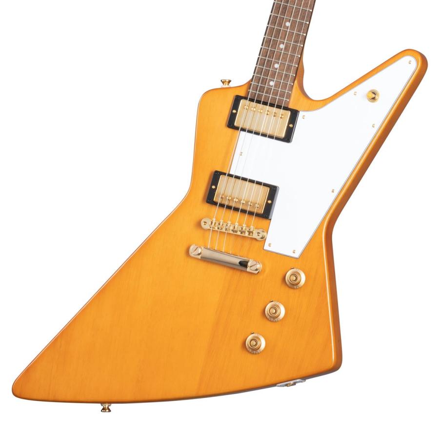 【たつ】Epiphone エクスプローラー エレキギター 本体 Epiphone（エピフォン） Epiphone / 1958 Korina Explorer (White