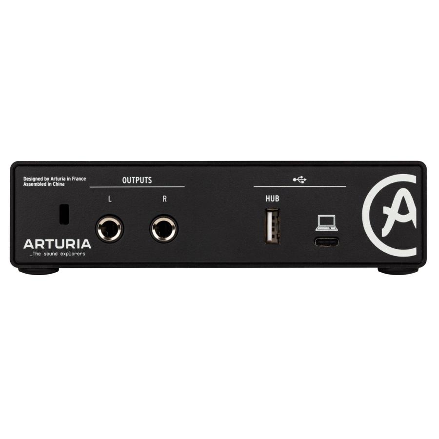 Arturia アートリア / MiniFuse 1 BK (ブラック) 1イン/2アウト USB-C オーディオインターフェイス(御茶ノ水本店)の画像