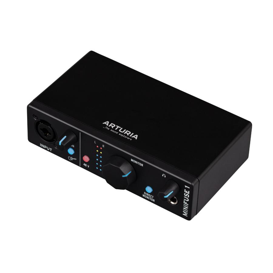 Arturia アートリア / MiniFuse 1 BK (ブラック) 1イン/2アウト USB-C オーディオインターフェイス(御茶ノ水本店)の画像