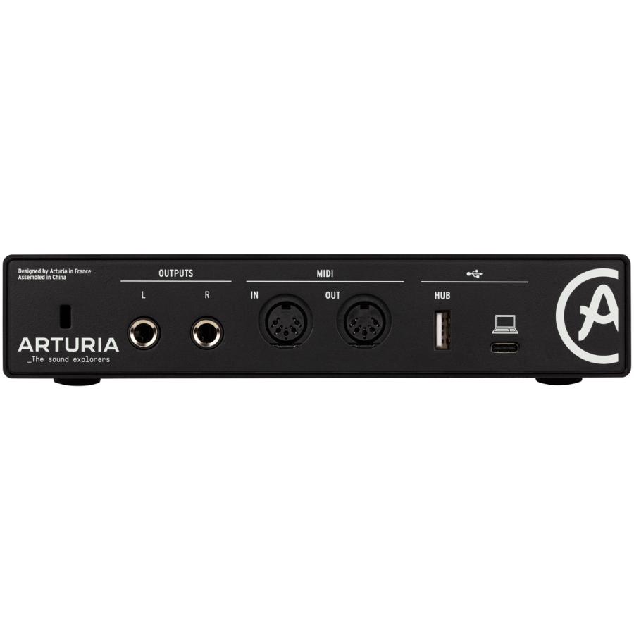 Arturia アートリア / MiniFuse 2 BK (ブラック) 2イン/2アウト USB-C オーディオ＆MIDIインターフェイス(御茶ノ水本店)の画像