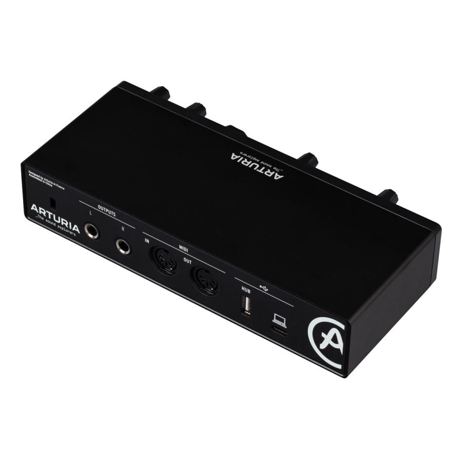 Arturia アートリア / MiniFuse 2 BK (ブラック) 2イン/2アウト USB-C オーディオ＆MIDIインターフェイス(御茶ノ水本店)の画像