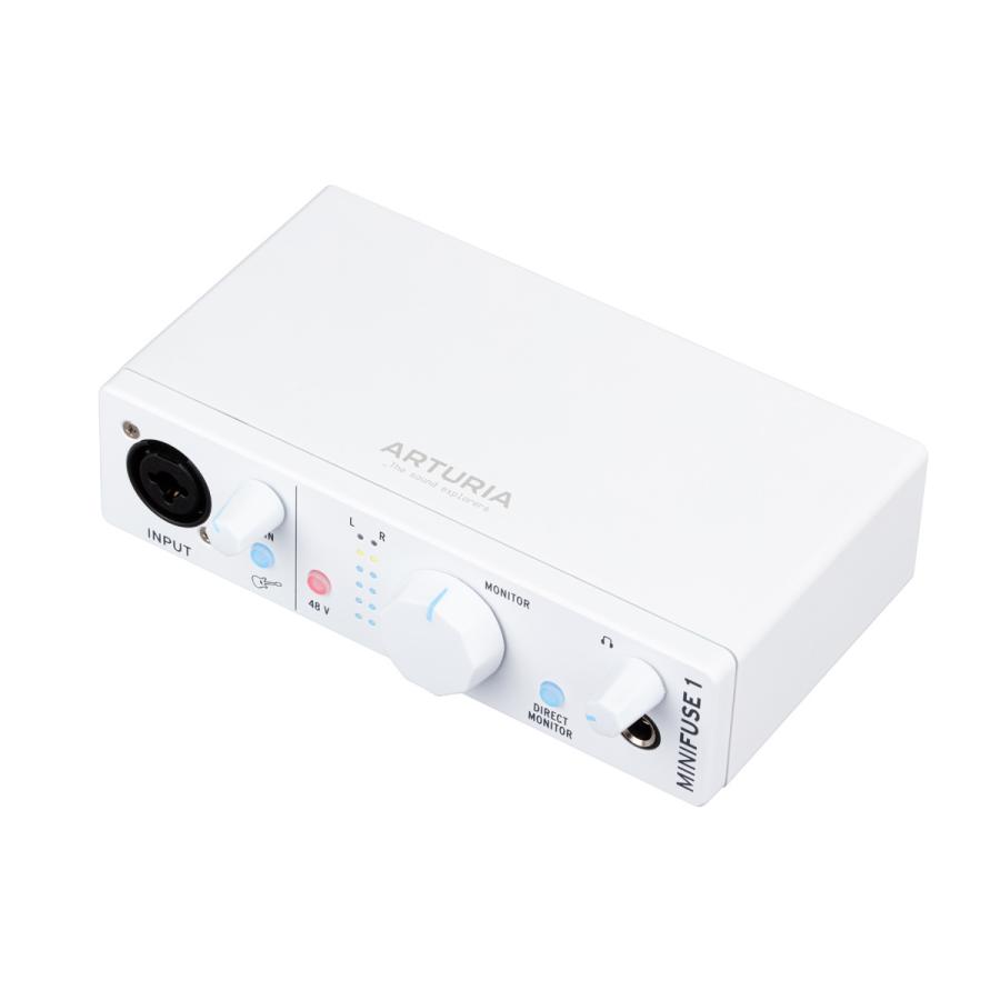 Arturia アートリア / MiniFuse 1 WH (ホワイト) 1イン/2アウト USB-C オーディオインターフェイス(御茶ノ水本店)の画像