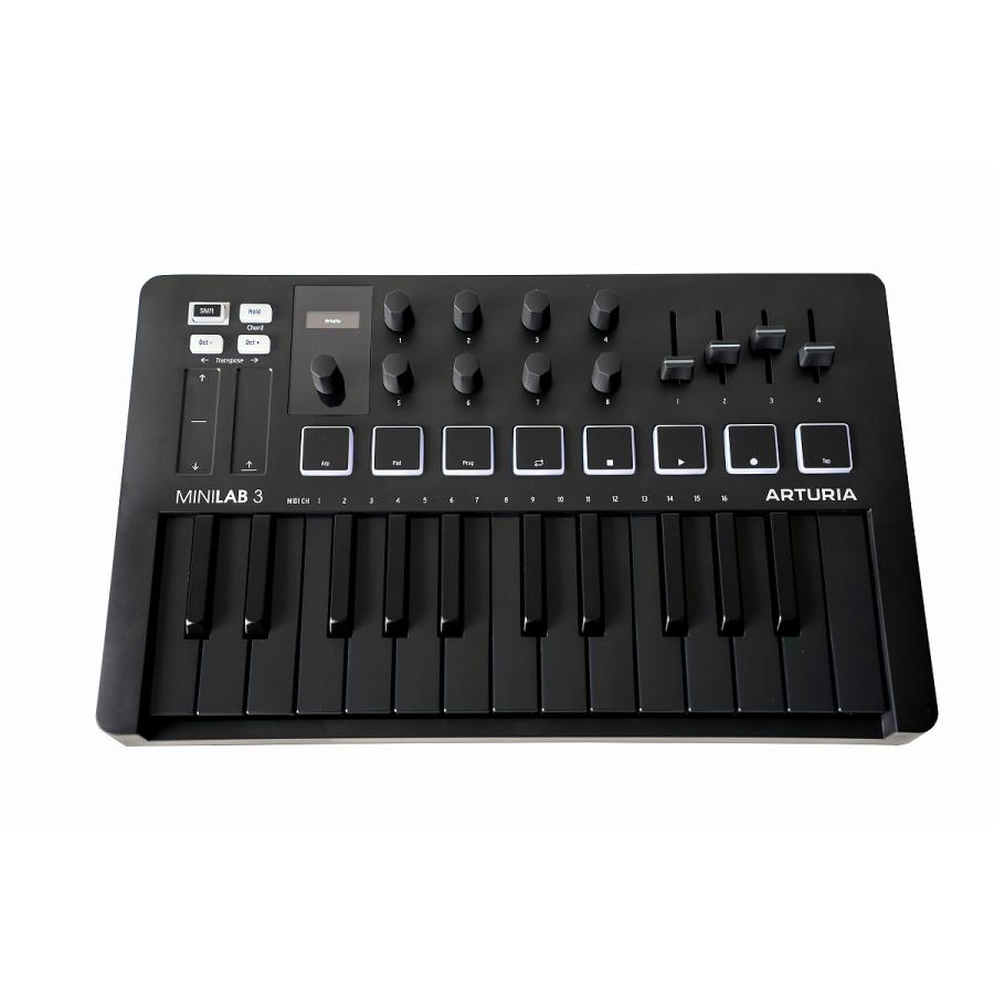 Arturia アートリア / MiniLab 3 DEEP BLACK MIDIキーボード＆パッド