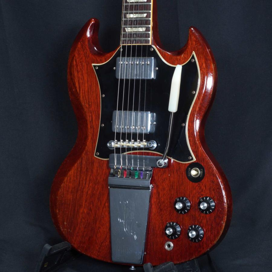 中古)GIBSON / 1968年製 SG Standard w/Maestro Long Vibrola Cherry