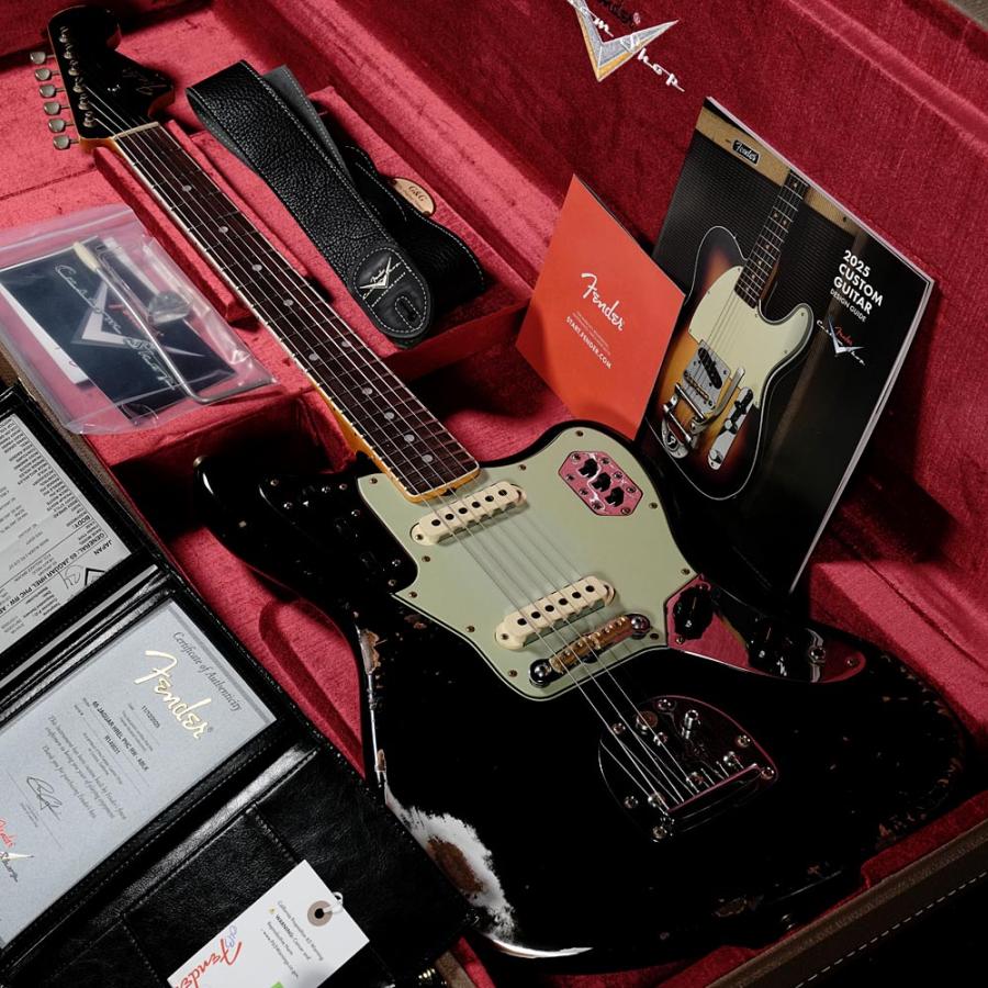 Fender Custom Shop / Built 1965 Jaguar Heavy Relic Aged Black 別注