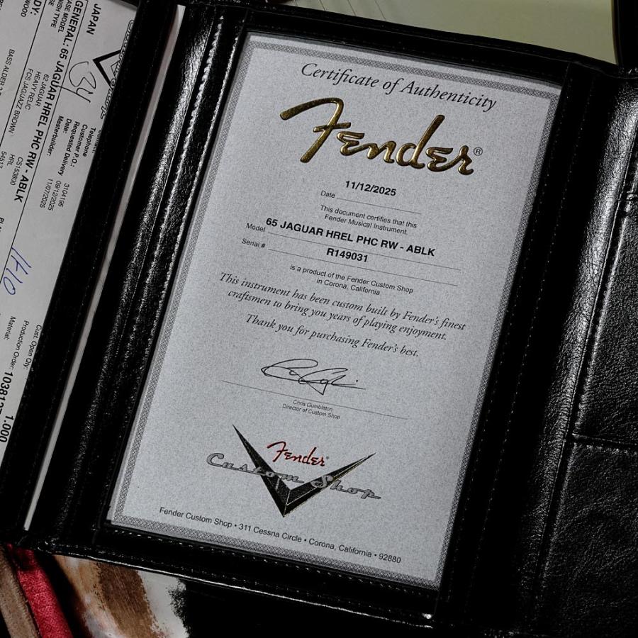 Fender Custom Shop Custom Built 1965 Jaguar Heavy Relic Aged Black[別注仕様](重量:3.79kg)(S/N:R149031)(渋谷店)_9