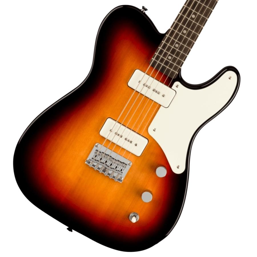 エレキギター サンバースト 3シングルコイル Squier / Paranormal Baritone Cabronita Telecaster Laurel