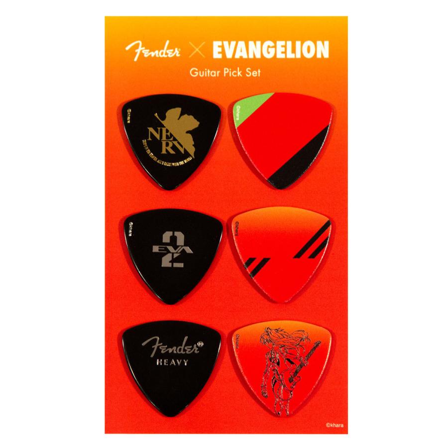Fender / Evangelion ASUKA Pick Set (エヴァンゲリオン アスカ ピック