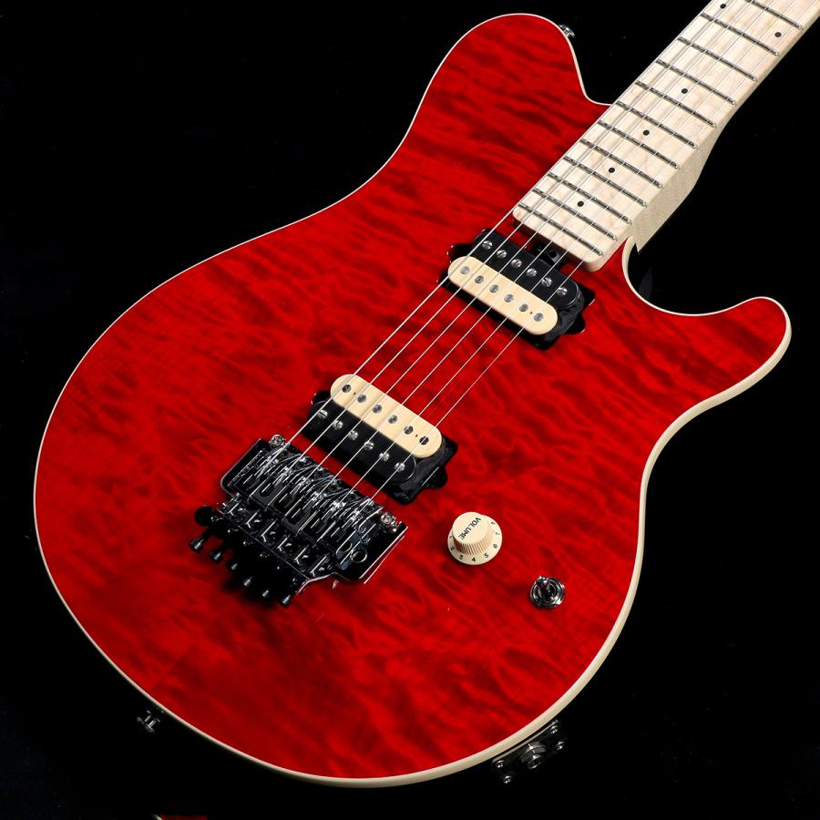 Music Man Music Man / KID Limited AXIS Trans Red Quilted Maple Top