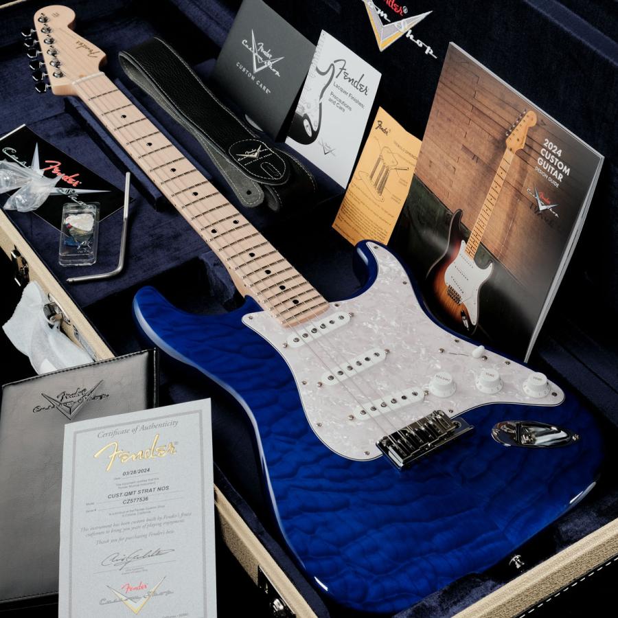 Fender Custom Shop / Built Stratocaster NOS AA Quilt Cobalt Fender Custom Shop / Built Stratocaster NOS AA Quilt Cobalt
