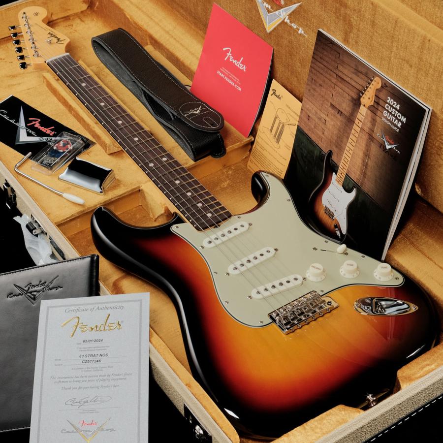 Fender Custom Shop / Built 1963 Stratocaster NOS Target 3 Color 