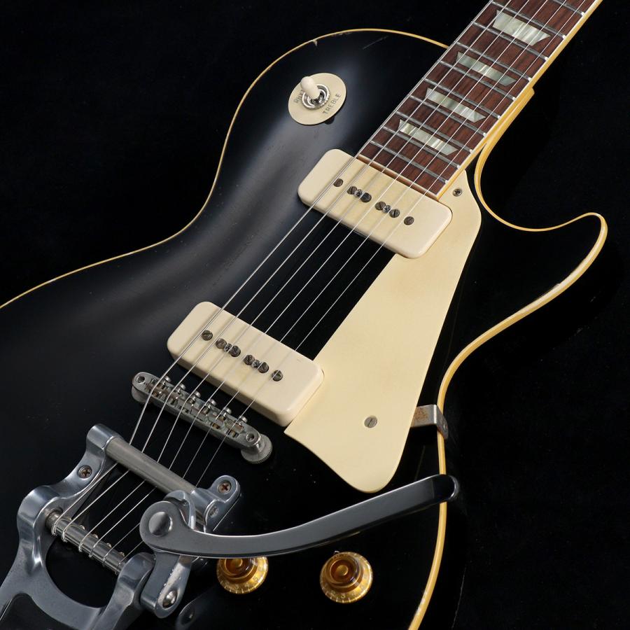Gibson Custom / Murphy Lab 1956 Les Paul Standard w/Bigsby Heavy Aged All Ebony(渋谷店)(値下げ)(Gibson売り尽くしセール)｜ishibashi-shops｜09