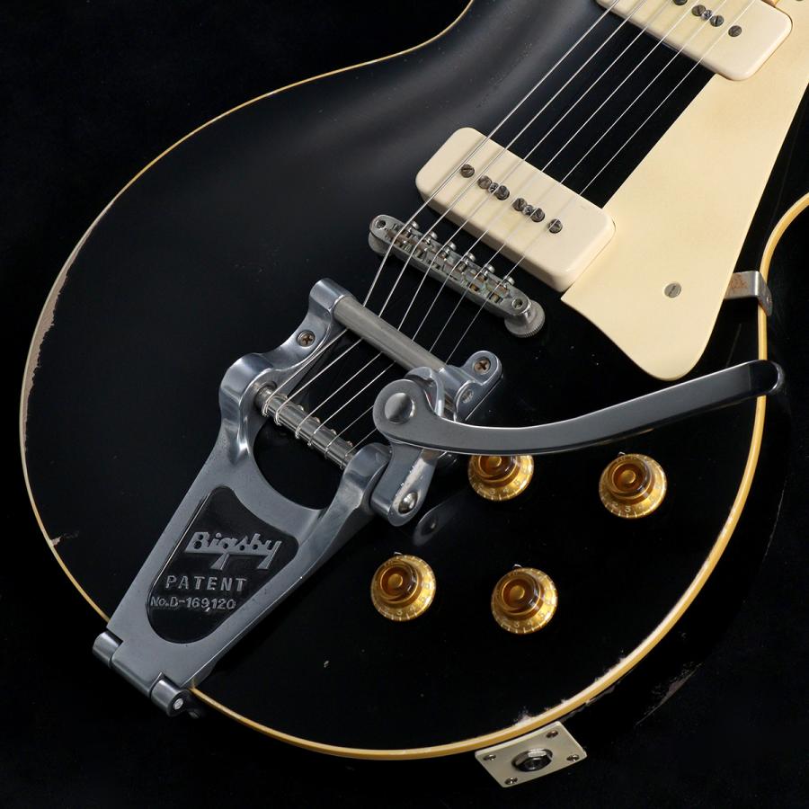 Gibson Custom / Murphy Lab 1956 Les Paul Standard w/Bigsby Heavy Aged All Ebony(渋谷店)(値下げ)(Gibson売り尽くしセール)｜ishibashi-shops｜10