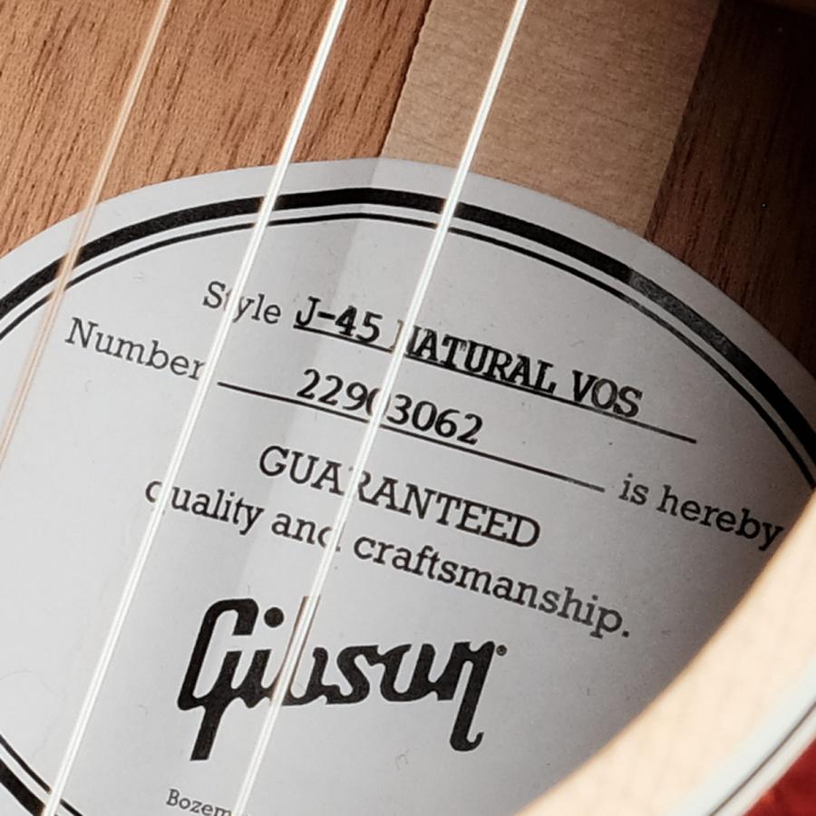 Gibson / Japan Limited J-45 Standard Natural Gloss(S/N 22903062)(渋谷店)｜ishibashi-shops｜10