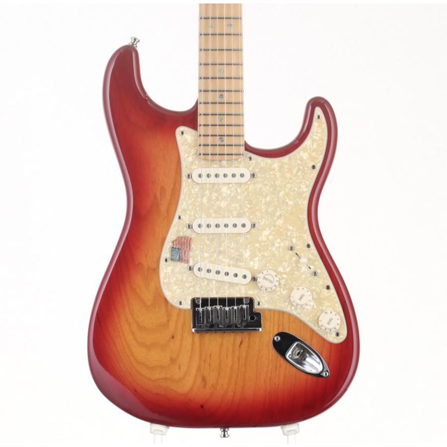 中古)Fender USA / American Deluxe Stratocaster Ash Aged Cherry