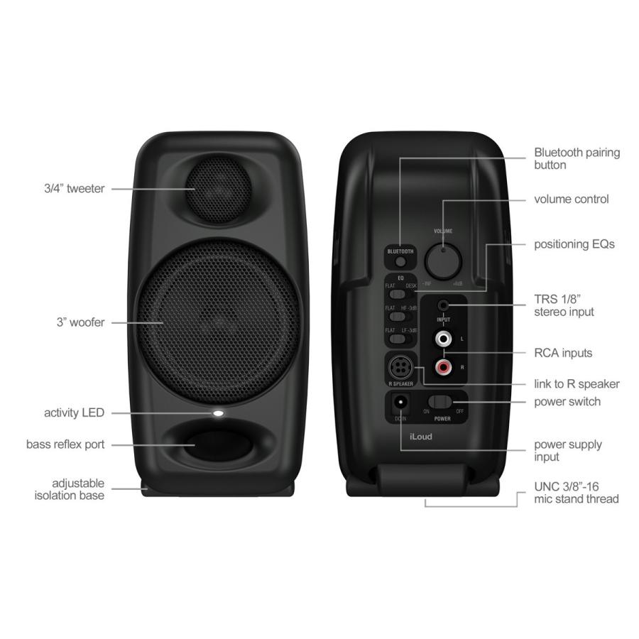 iLoud Micro Monitor スピーカー アイラウドマイクロモニター IK Multimedia / iLoud Micro Monitor アイラウドマイクロモニター