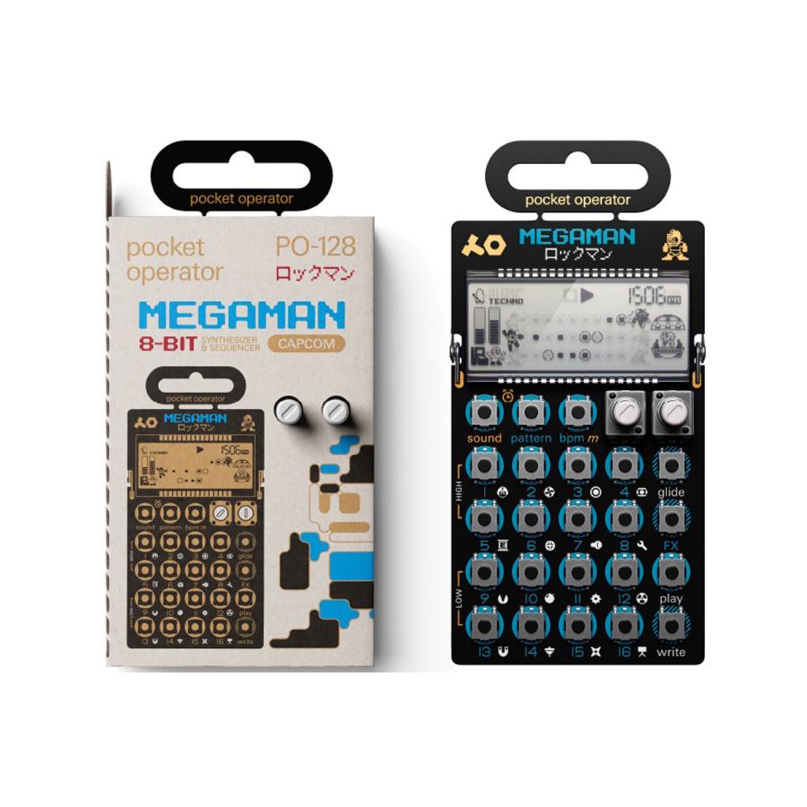 TEENAGE ENGINEERING / PO-128 Mega Man（ロックマン） シンセサイザー 