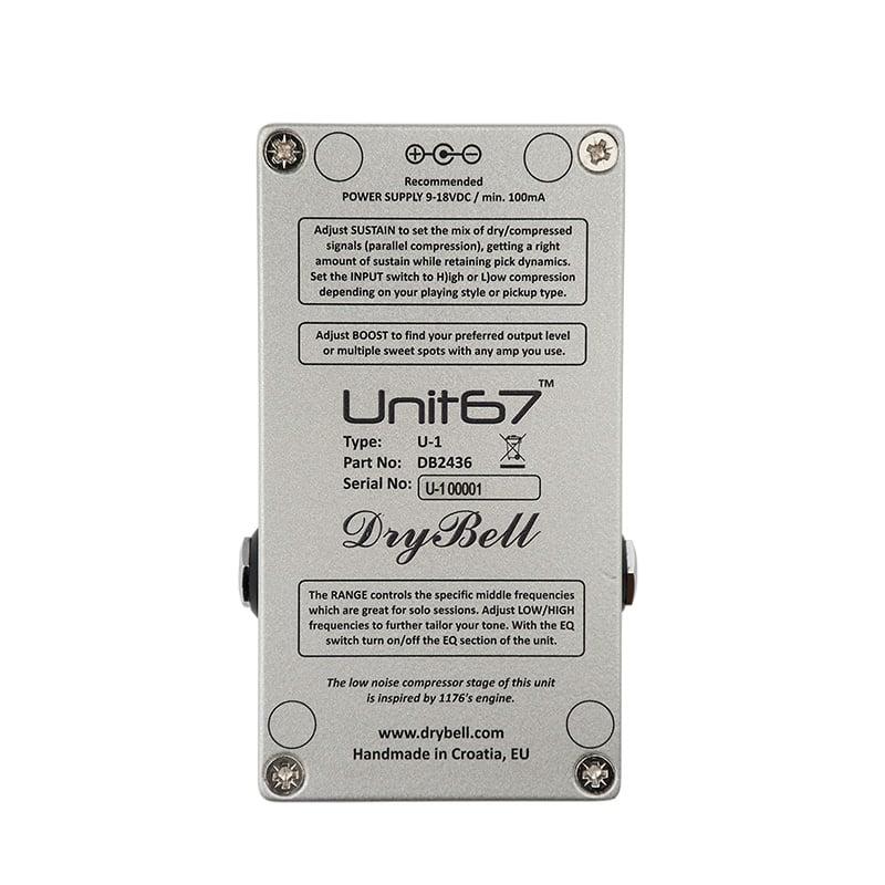 DryBell Guitar Effects / Unit67 Tone Shaper Compressor EQ Booster
