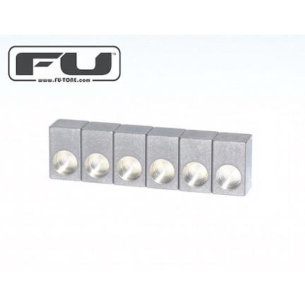 FU-TONE / Titanium Saddle Insert Set 6個セット (フロイドローズ・アップグレード・パーツ)(お取り寄せ商品)(渋谷店)