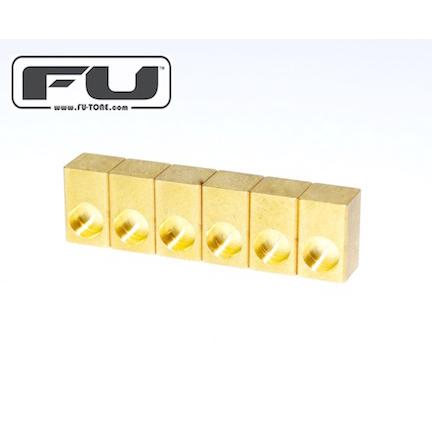 FU-TONE / Naval Brass String Lock Insert Set 6個セット (フロイドローズ・アップグレード・パーツ)(お取り寄せ商品)(渋谷店)