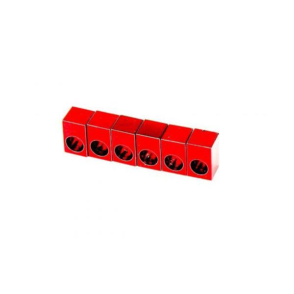 FU-TONE / Titanium Saddle Insert Set 6個セット RED(フロイドローズ・アップグレード・パーツ)(お取り寄せ商品)(渋谷店)