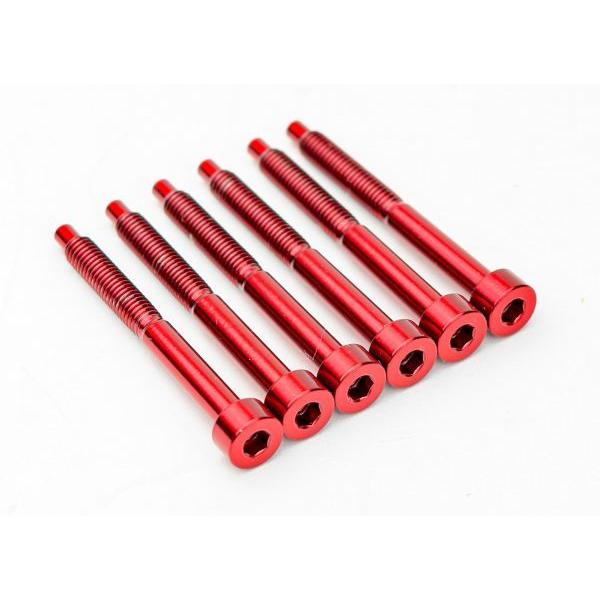 FU-TONE / Titanium String Lock Screw Set 6個セット RED(フロイドローズ・アップグレード・パーツ)(お取り寄せ商品)(渋谷店)