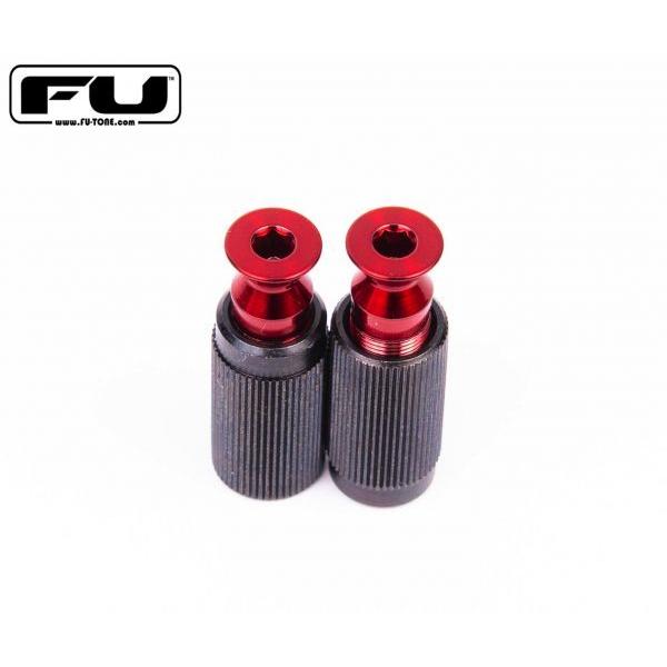 FU-TONE / Titanium Bridge Posts - RED(フロイドローズ・アップグレード・パーツ)(お取り寄せ商品)(渋谷店)