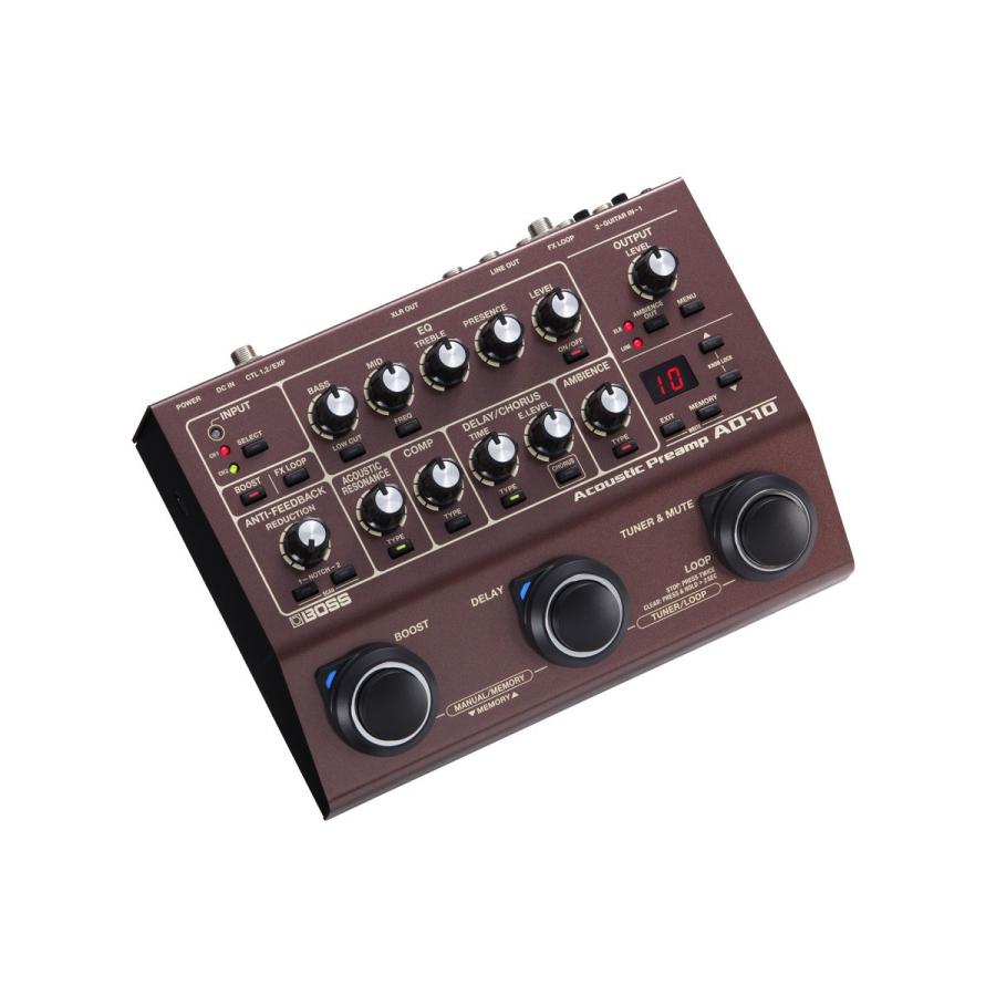 BOSS AD-10 アコースティックプリアンプ　完動品 BOSS / AD-10 Acoustic Preamp アコースティックプリアンプ(渋谷店