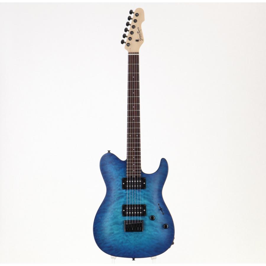 GrassRoots G-TB-55R エレキギター テレキャスター ケース付き 中古)GRASSROOTS / G-TB-55R See Thru Blue Sunburst Satin (新宿店)(9