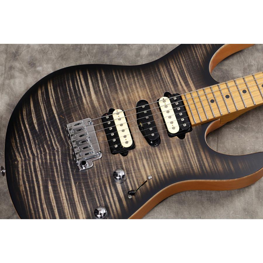 Suhr / 2020 Limited MODERN Satin Flame Trans Charcoal Burst S/N 