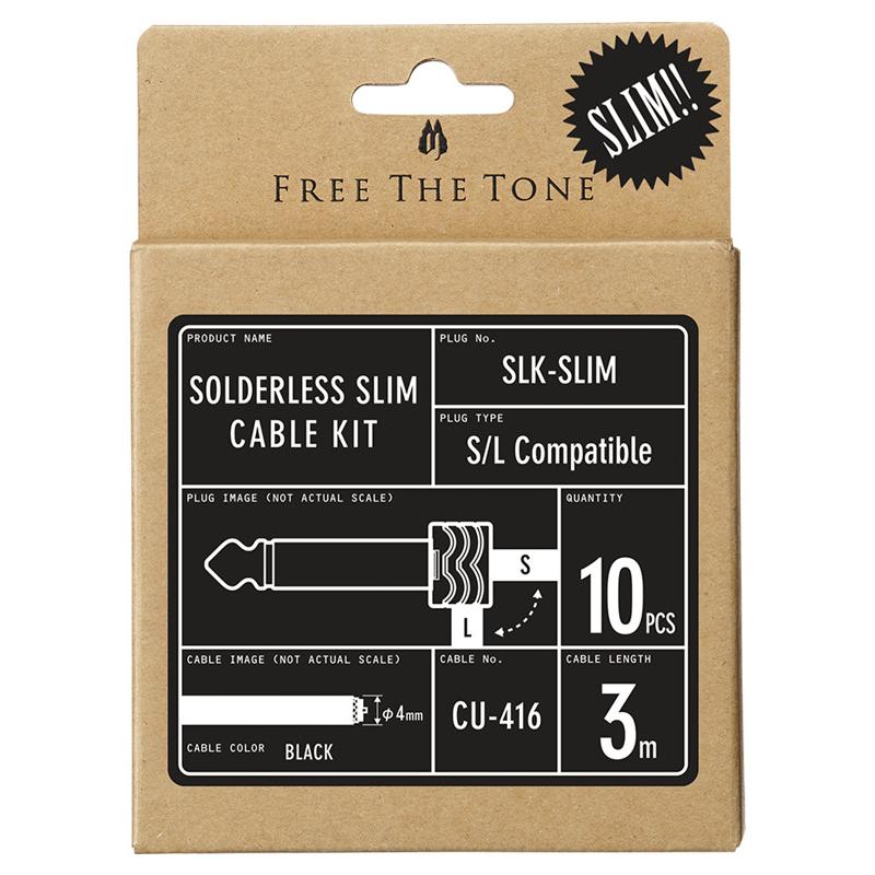 配信機器・PA機器・レコーディング機器 Free The Tone Solderless Slim Cable Kit Free The Tone / SLK-SLIM Solderless Slim Cable Kit パッチケーブル