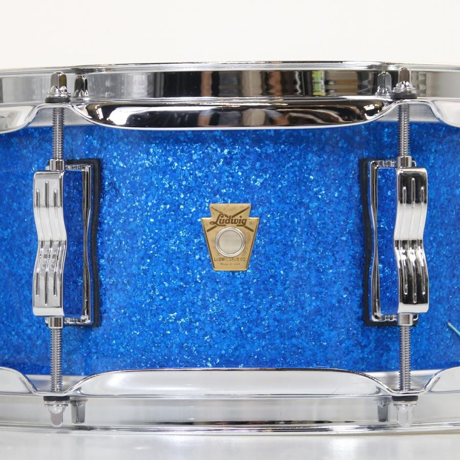 Ludwig / LS908 32 JAZZ FEST Snare Drum 14x5.5 Blue Sparkle(キャンペーン中！)(国内正規品・純正ソフトケース付き)(お取寄品)｜ishibashi-shops｜03