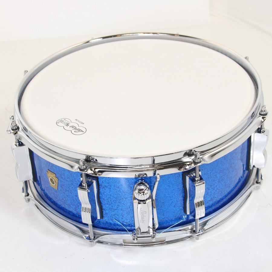 Ludwig / LS908 32 JAZZ FEST Snare Drum 14x5.5 Blue Sparkle(キャンペーン中！)(国内正規品・純正ソフトケース付き)(お取寄品)｜ishibashi-shops｜07