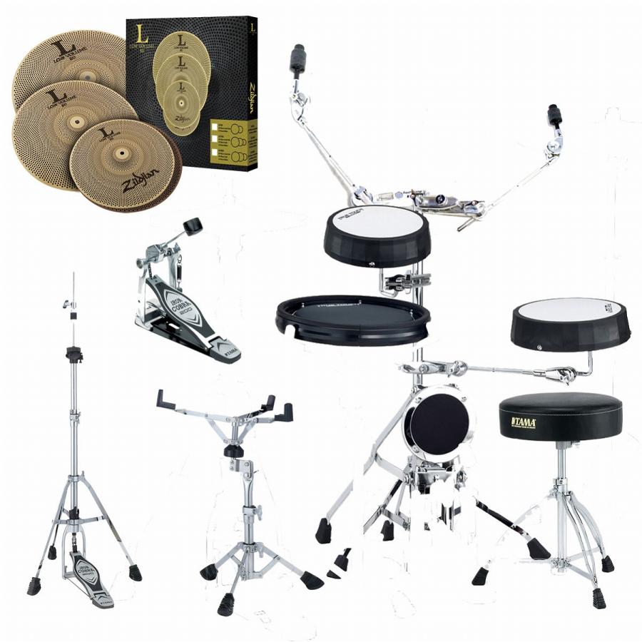 TAMA(タマ) 新感覚 練習パッド TTK4S 消音シンバル付き練習セット