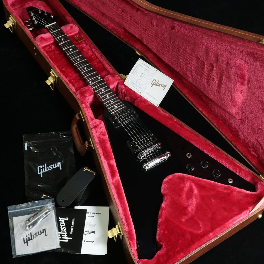 (特典付き！) Gibson USA / 80s Flying V Ebony [3.05kg/実物画像] ギブソン フライングV エレキギター (S/N 217230268)(池袋店)(YRK)｜ishibashi-shops｜11