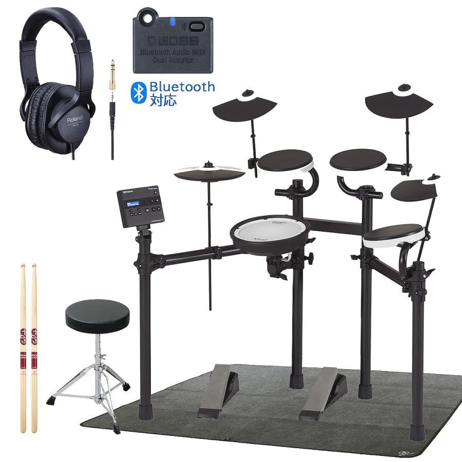 Roland / TD-02KV V-Drums OP-TD1C拡張 3シンバル BT-DUALセット 
